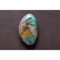 イラン産（ペルシャ）ターコイズ【21】天然石ルース・カボション（27×16mm）