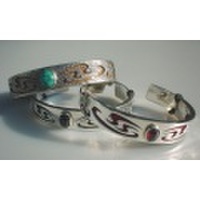 エス　バングル　幅細12mm　【シルバー950】