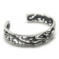 オープンワーク・シルバーバングル/b004