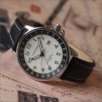 オキシゲン OXYGEN 腕時計 デュアルタイム OMH 00003-DT(224906) レザーベルト アウトレット品