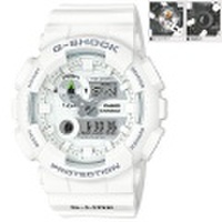 カシオ Ｇショック Gライド GAX-100A-7AJF 白色系 CASIO G-SHOCK G-LIDE アナデジ　国内正規品　刻印対応、有料　取り寄せ品