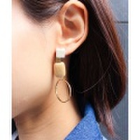 サークルウッドピアス/4カラー