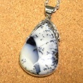 シルバー925 デンドリティックアゲート ハンドメイドペンダントトップ ST-314