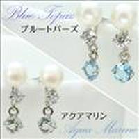 ジェムケリー選べる天然石ピアス