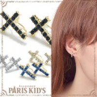 スパークルクロス イヤリング パリスキッズ本店 原宿 pariskid’s 公式 通販 安い josim