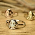 スマイリーフェイス リング 指輪(d510)ring0294