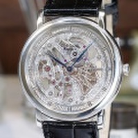 セイコー クレドール シグノ プラチナケース 彫金 両面スケルトン 薄型ケース Ref.GBBD985