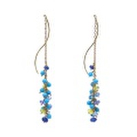 ティーラアース〜揺れる海ぶどう〜ターコイズのピアス