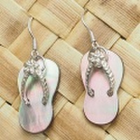 ハワイアンアクセサリー シェルピアスとイヤリング サンダルアバロン