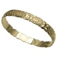 ハワイアンジュエリー 本格オーダーメイドゴールドバングル バレル 基本の厚み1.5mm 10mm　選べるデザインやゴールドカラー