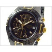 パルサー PULSAR 腕時計 クロノグラフ PL8002 ブラックイオンプレート メタルベルト