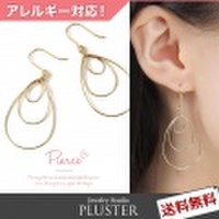 ピアス 金属アレルギー フックピアス フック ピアス アレルギーフリー ニッケルフリー ゴールド