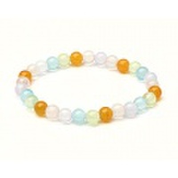 ブレスレット キャンディカルセドニー 6φ 29玉 No.1