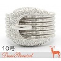 ポンテヴェキオ(Ponte Vecchio) ダイヤ リング 10号 K18WG D:0.50 [ダイヤモンド 18金ホワイトゴールド 指輪]