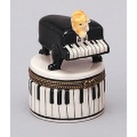 ミニポタリーケース【ピアノキャット】