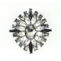 モノトーン ブリリアント　カット ブローチ