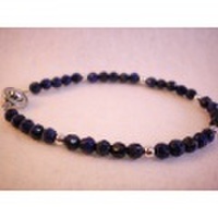 ラピスラズリ（ミラーボール型）・ブレスレット