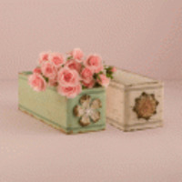 ヴィンテージ風 飾り付きボックス