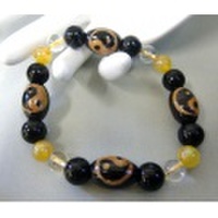 陰陽天珠パワーストーンブレスレット