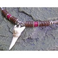 海のお守り★アオザメ歯チョーカー【TCA-2C-103】