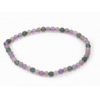限定入荷!レア!グレープアゲートブレスレット 4mm前後 ミックスカラー【天然石・パワーストーン】