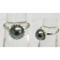 黒蝶真珠デザインリングpart1