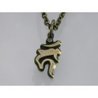 守護梵字シェイプペンダント・カーン(BRASS)
