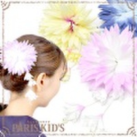 飾り紐さがり お花 ヘアクリップ ymgir josim