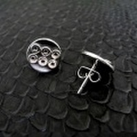 真田【六文銭】シルバーピアス（一個）