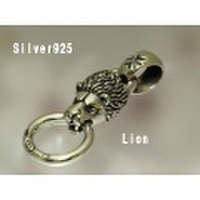大人仕様でシニア世代にもお勧めのアクセサリー！シルバー925 ライオン ペンダントトップ Mサイズ