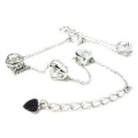 値下げ！大人女子からシニア世代までお勧めのアクセサリー！シルバー925　 ベティパトリシア ハートブレスレット