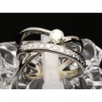 値下げ【PT900 プラチナ】 指輪　リング　ダイヤモンド0.397ｃｔ　ダイヤモンド0.21ｃｔ 13.5号　10.2ｇ　レディース　26199-0　　ジュエリー　人気