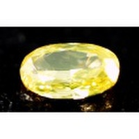 天然イエローダイヤモンド ルース(裸石） 0.072ct 【蛍光性はグリーン系】オーバルカット【中央宝石研究所ソーティング袋付き】【送料無料】