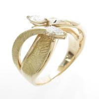 K18PG ダイヤモンドリング