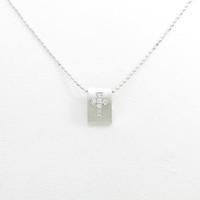K18WG クロス ダイヤモンドネックレス30％引き