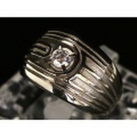 新着価格破壊【PT900 プラチナ】指輪 リング ダイヤモンド0.308ct 19号 23.1g メンズ 4929-0