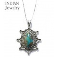 INDIAN JEWELRY ターコイズを使用したナバホ族アーティストBO REEVES氏の作品『NAVAJO PENDANT TURQUOISE』【アメカジ・ネイティブ】IJ-110