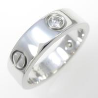 カルティエ ラブリング ハーフダイヤ