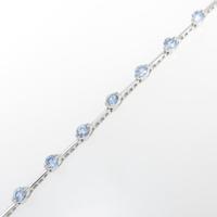 K14WG サファイヤブレスレット