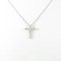 PT クロス ダイヤモンドネックレス