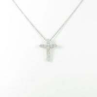 PT クロス ダイヤモンドネックレス