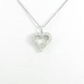 PT ハート ダイヤモンドネックレス