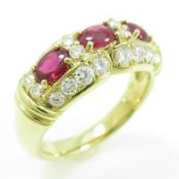 K18YG ルビーリング