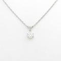 【ジュエリー在庫処分】プラチナダイヤモンドネックレス 0．405ct・F・SI1・GOOD