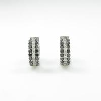 K18WG ダイヤモンドピアス