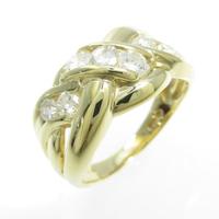 K18YG ダイヤモンドリング