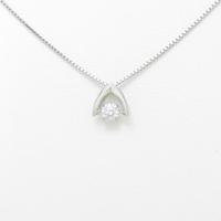 【新品】プラチナダイヤモンドネックレス 0．244ct・E・SI2・GOOD