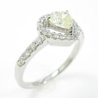 PT ハート ダイヤモンドリング