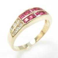 K18YG ルビーリング