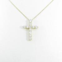【リメイク】K18YG クロス ダイヤモンドネックレス